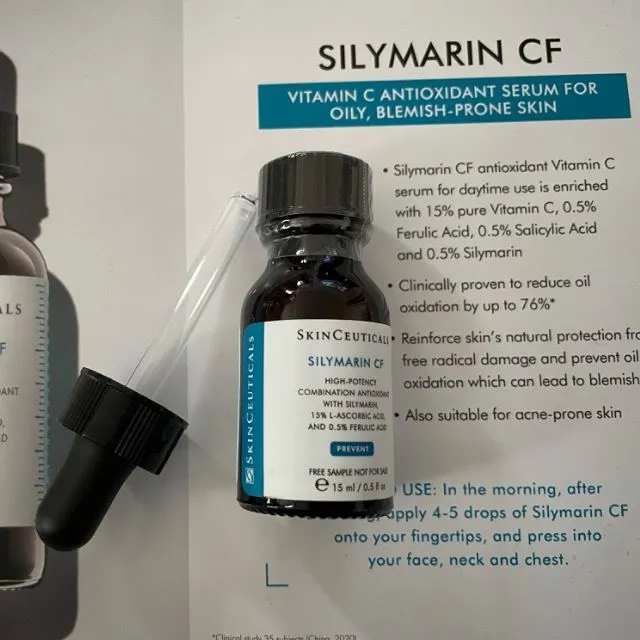 I was very lucky to be chosen to try Silymarin serum and I
