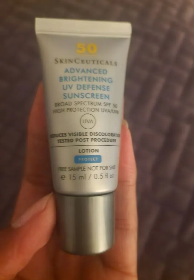 This brightening spf protects my skin without leaving a