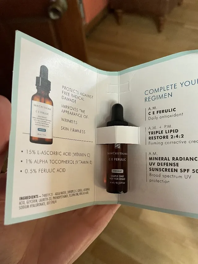 My favourite serum is the CE Ferulic. I love that it stays